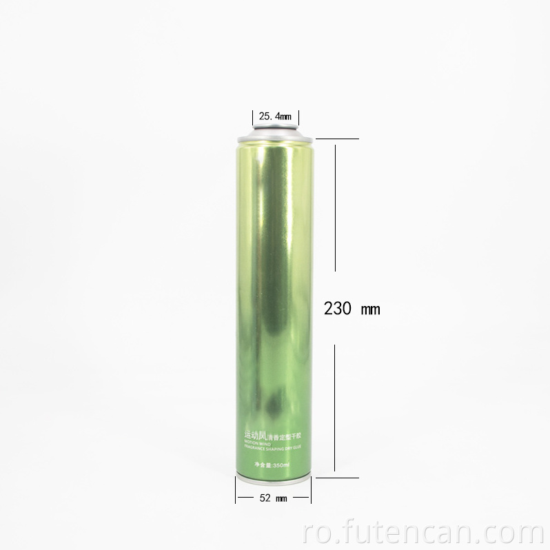 hair spray aerosol tin can